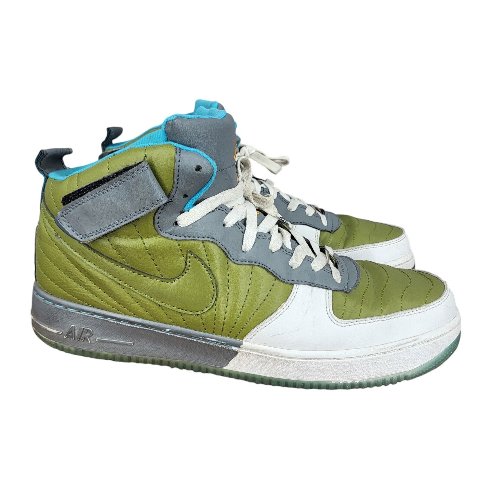 Nike Air Jordan Fusion 12 Sneakers Mens 13 Ajf12 Green Gray Leather 2007 Shoes
